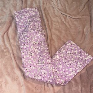 ZARA flower pants